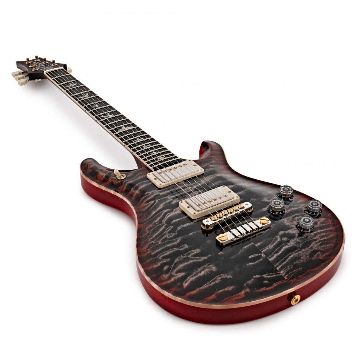 Đàn Guitar Điện PRS McCarty 594 Wood Library 10 Top, Quilt Charcoal Cherry Burst w/Case