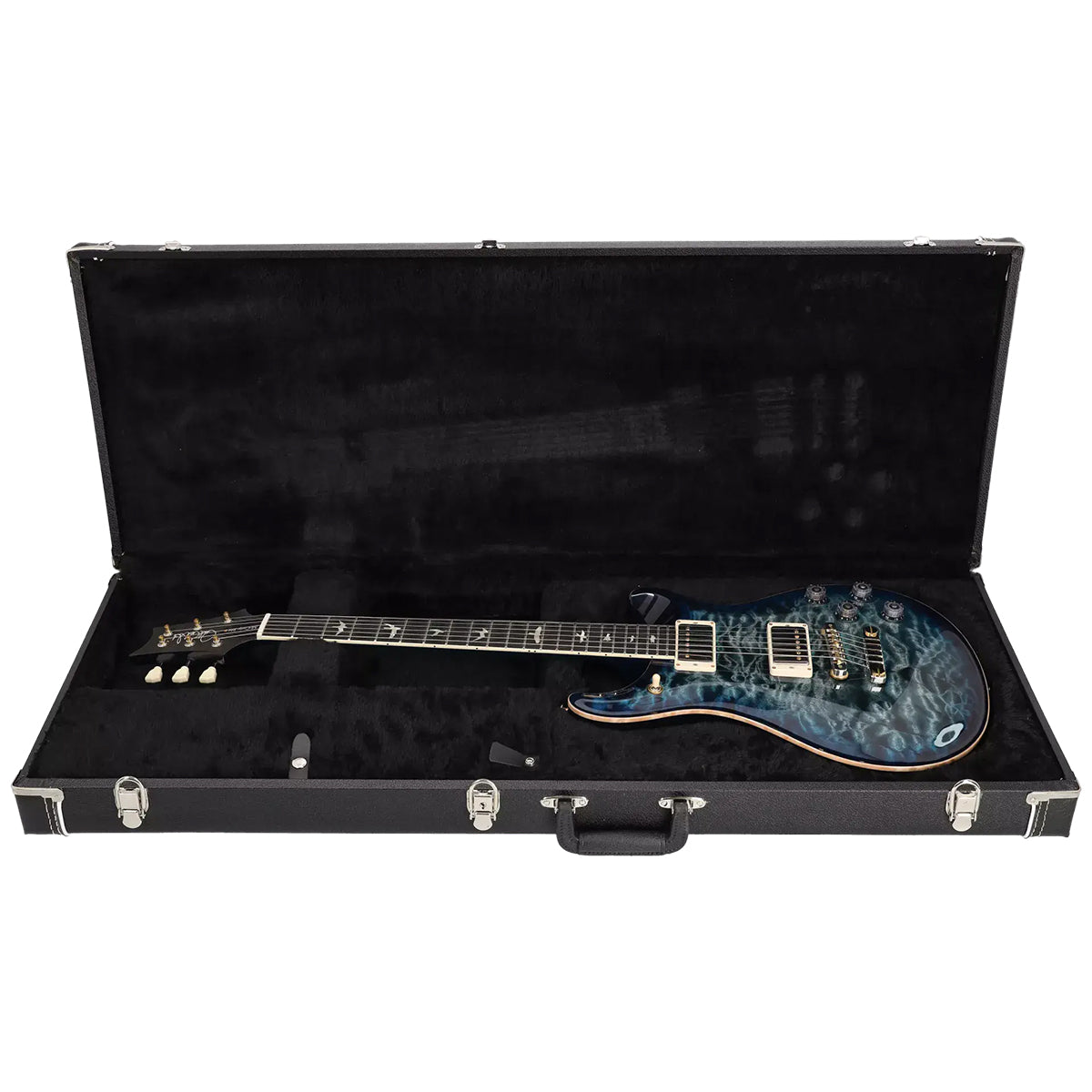 Đàn Guitar Điện PRS McCarty 594 Wood Library 10 Top, QM Cobalt Blue w/Case