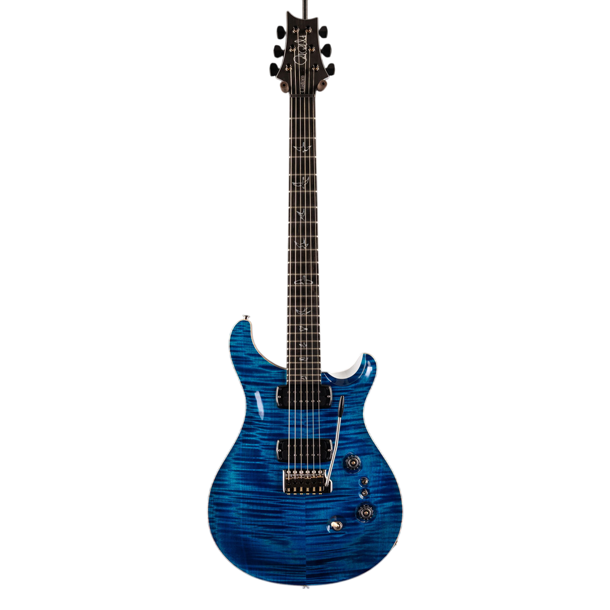 Đàn Guitar Điện PRS Custom 24-08 Wood Library 10 Top, Korina River Blue w/Case