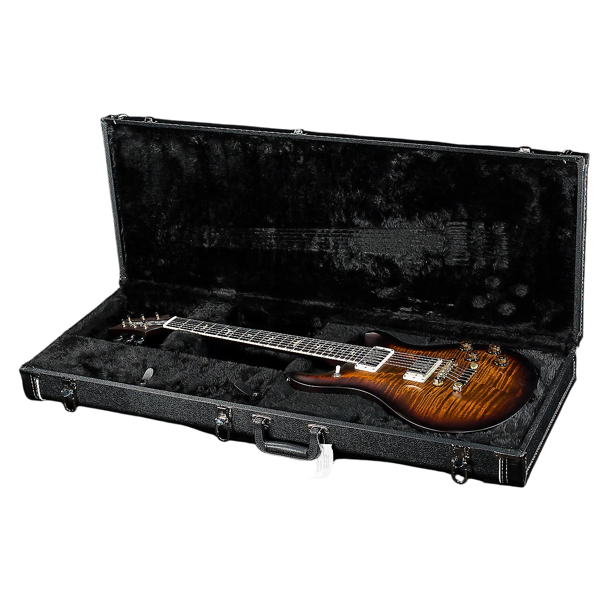 Đàn Guitar Điện PRS Custom 24-08 Wood Library 10 Top, Black Gold Burst Satin w/Case