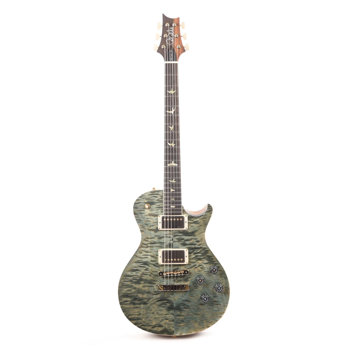 Đàn Guitar Điện PRS McCarty 594 Singlecut Wood Library 10 Top, Quilt Trampas Green w/Case