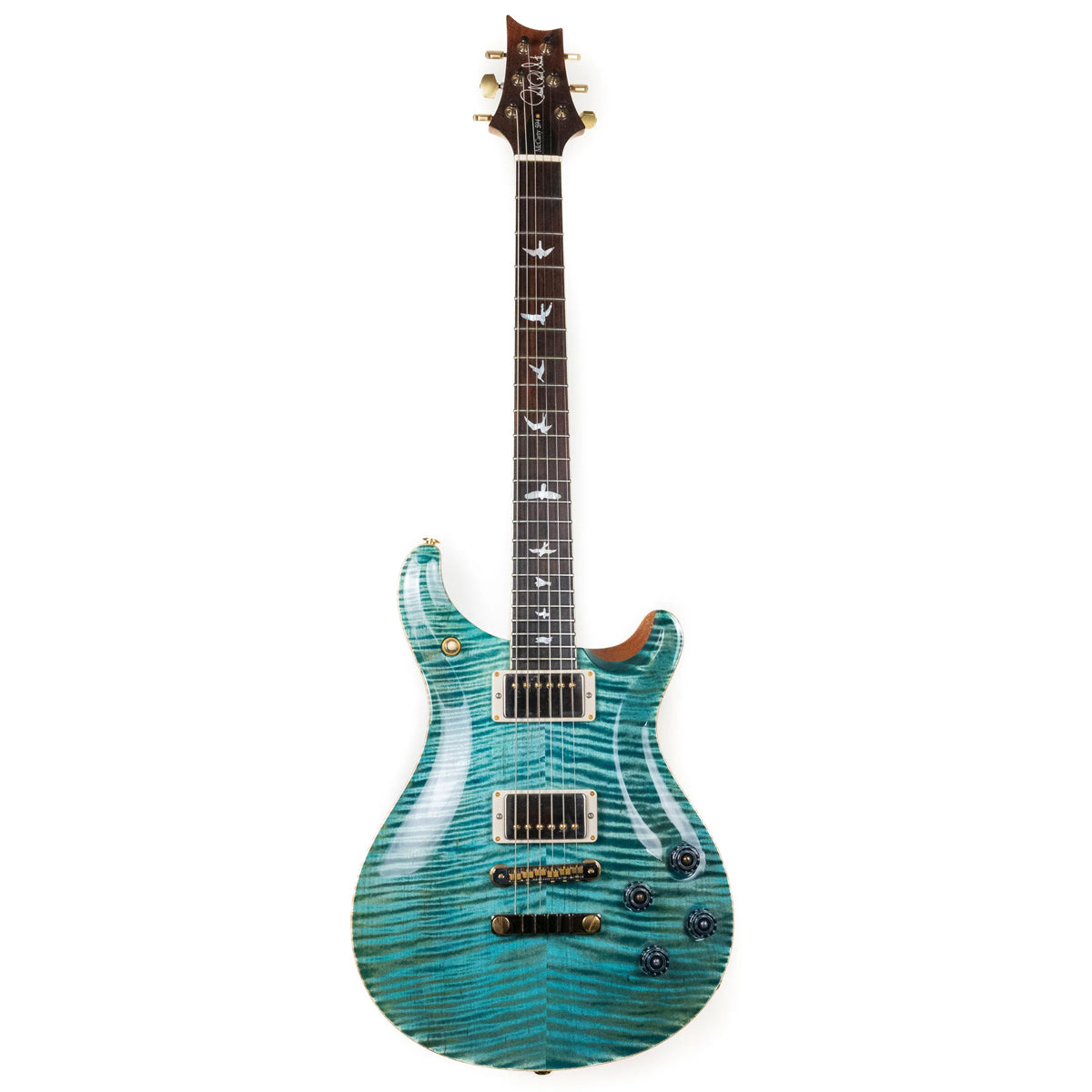 Đàn Guitar Điện PRS McCarty 594 Wood Library 10 Top, Faded Cyan w/Case