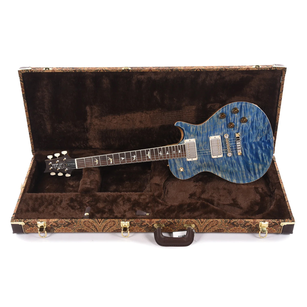 Đàn Guitar Điện PRS McCarty 594 Singlecut Wood Library 10 Top, Quilt Faded Blue Jean w/Case