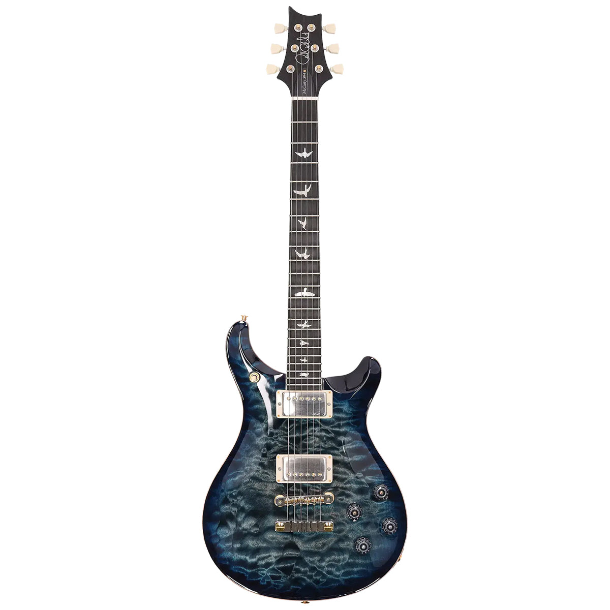 Đàn Guitar Điện PRS McCarty 594 Wood Library 10 Top, QM Cobalt Blue w/Case