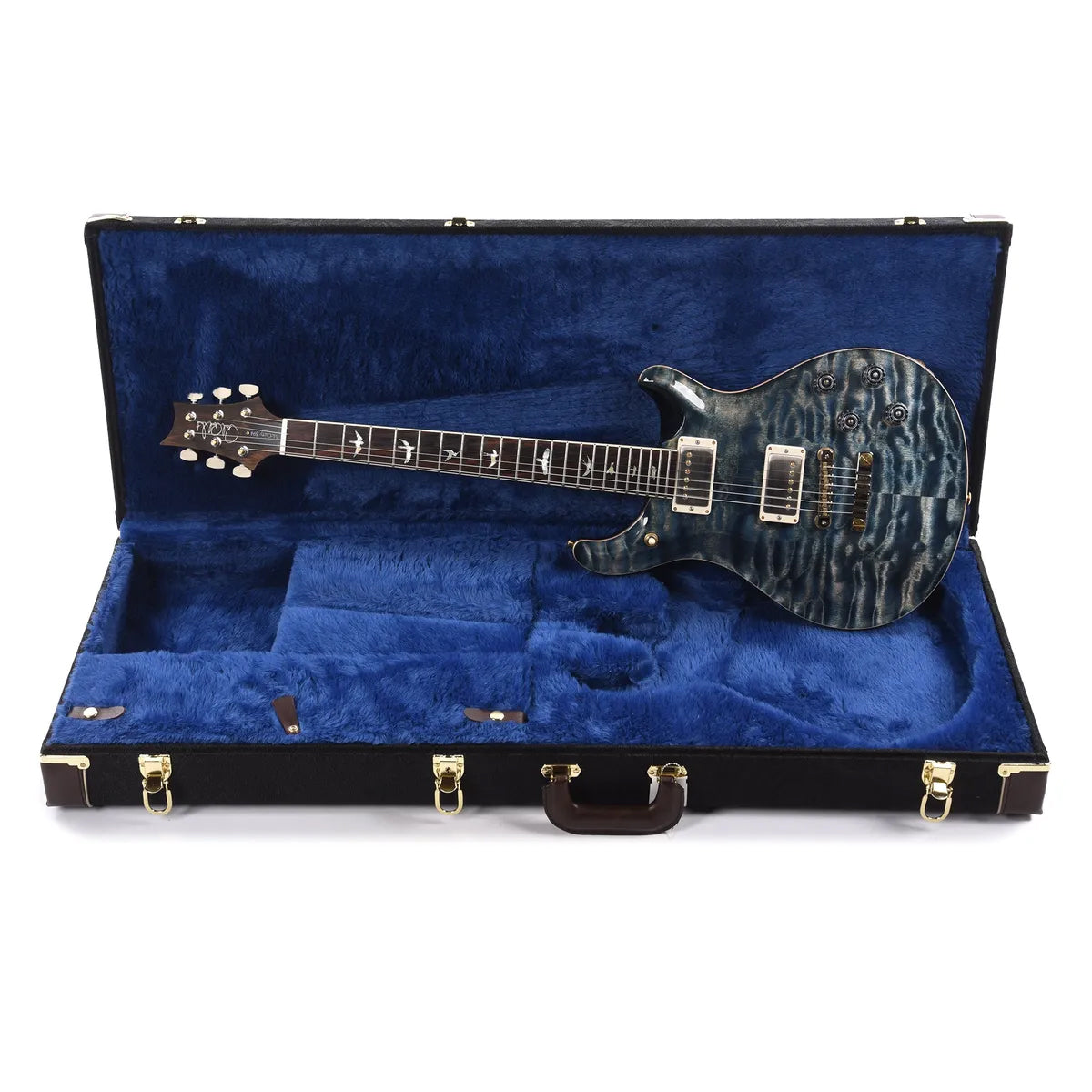 Đàn Guitar Điện PRS McCarty 594 Wood Library 10 Top, Quilt Faded Whale Blue w/Case
