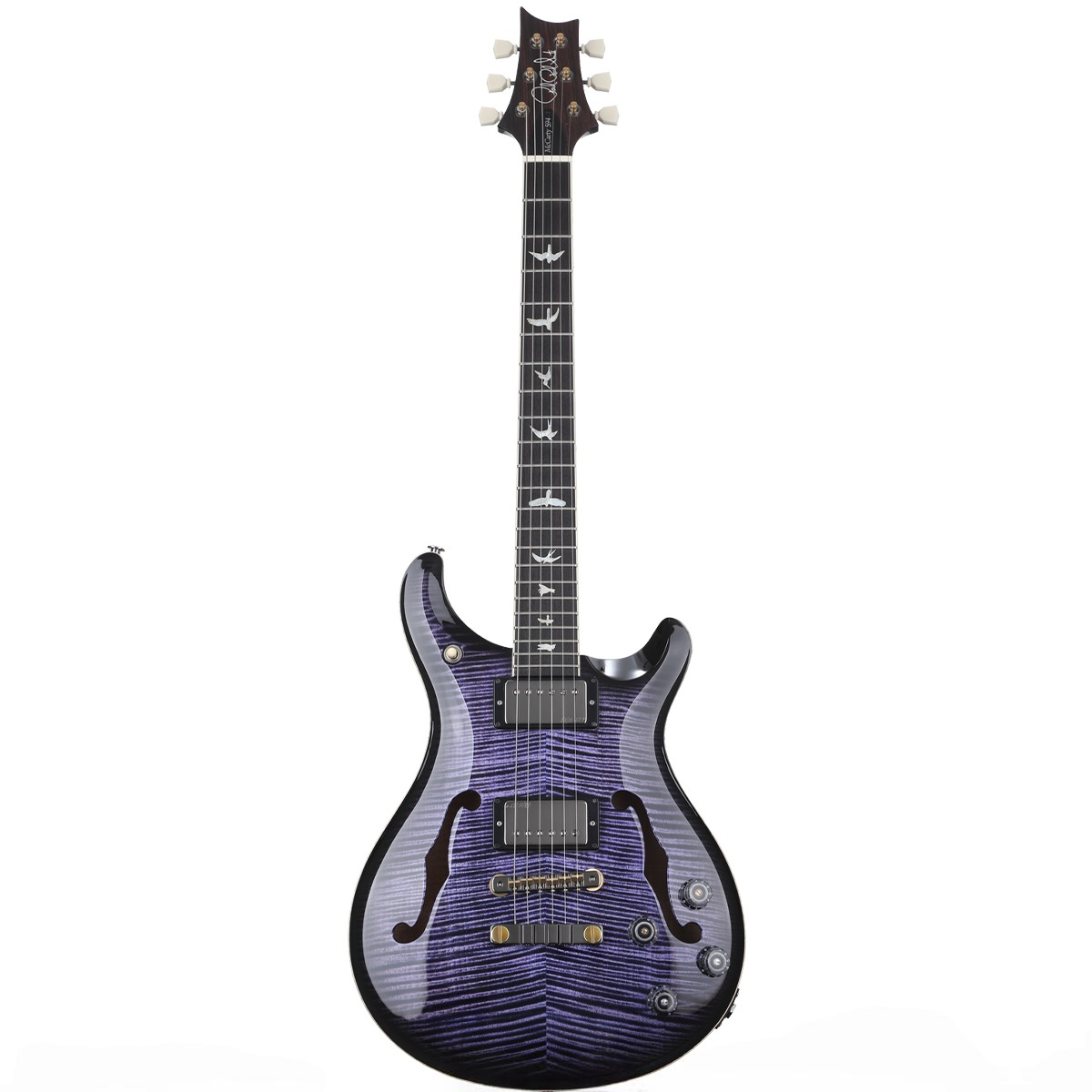 Đàn Guitar Điện PRS McCarty 594 Hollowbody II Wood Library 10 Top, Purple Mist w/Case