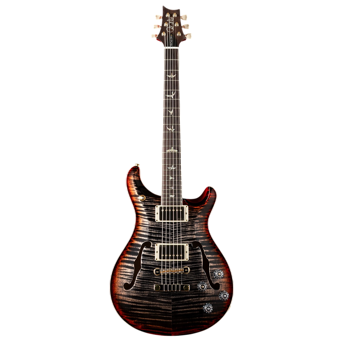 Đàn Guitar Điện PRS McCarty 594 Hollowbody II, Charcoal Cherry Burst w/Case