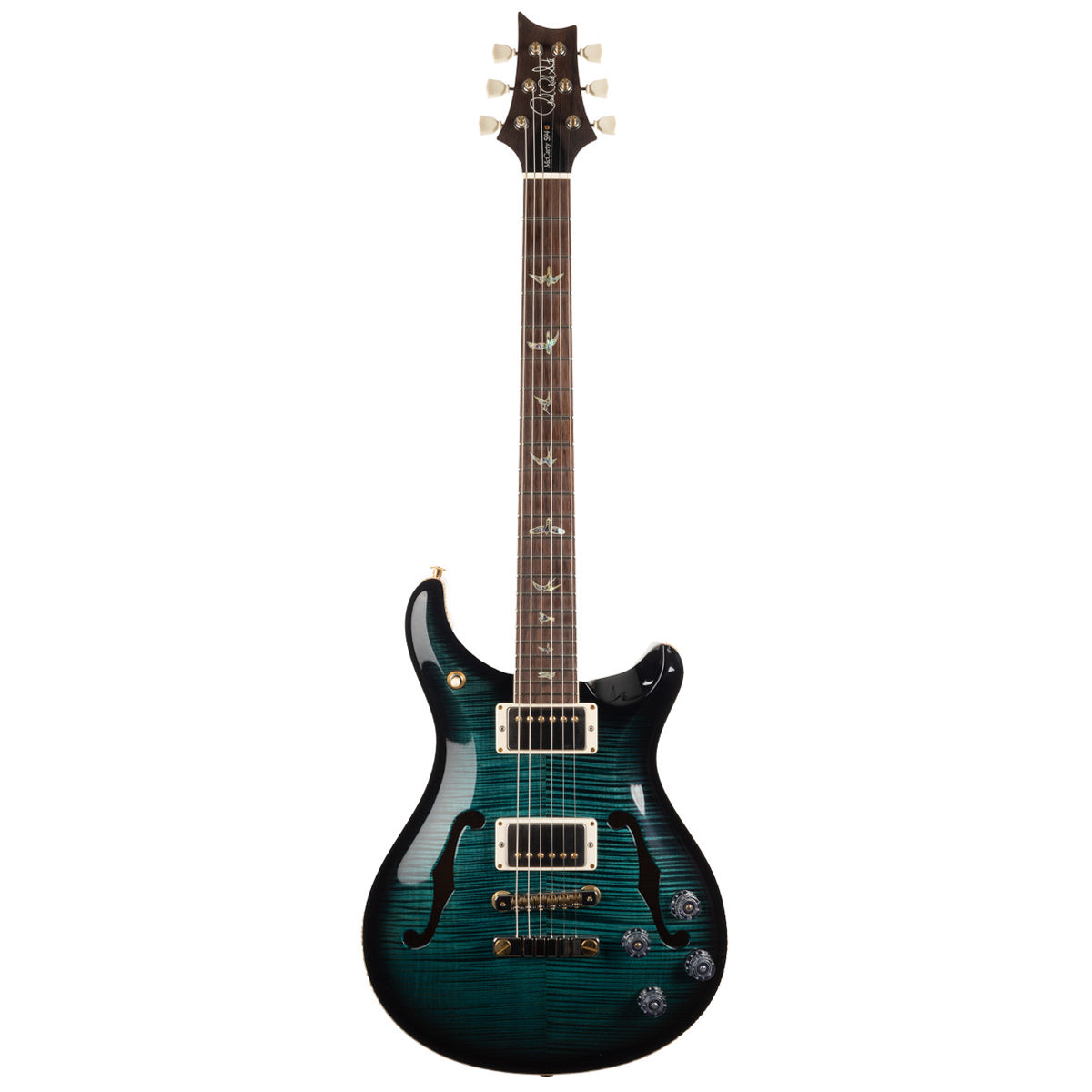 Đàn Guitar Điện PRS McCarty 594 Hollowbody II, Aqua Burst w/Case