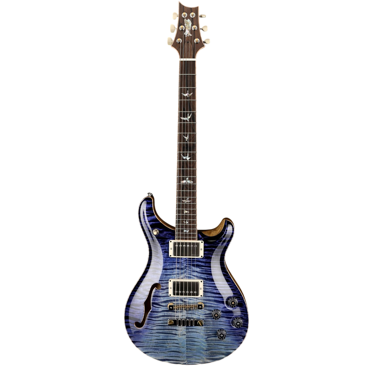 Đàn Guitar Điện PRS McCarty 594 Hollowbody II Wood Library 10 Top Private Stock, Blue Mist Dragons Breath w/Case