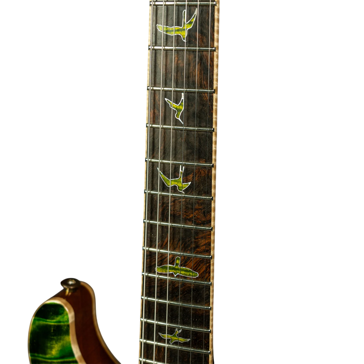 Đàn Guitar Điện PRS McCarty 594 Hollowbody II Wood Library 10 Top Private Stock, Rain Forest Glow w/Case