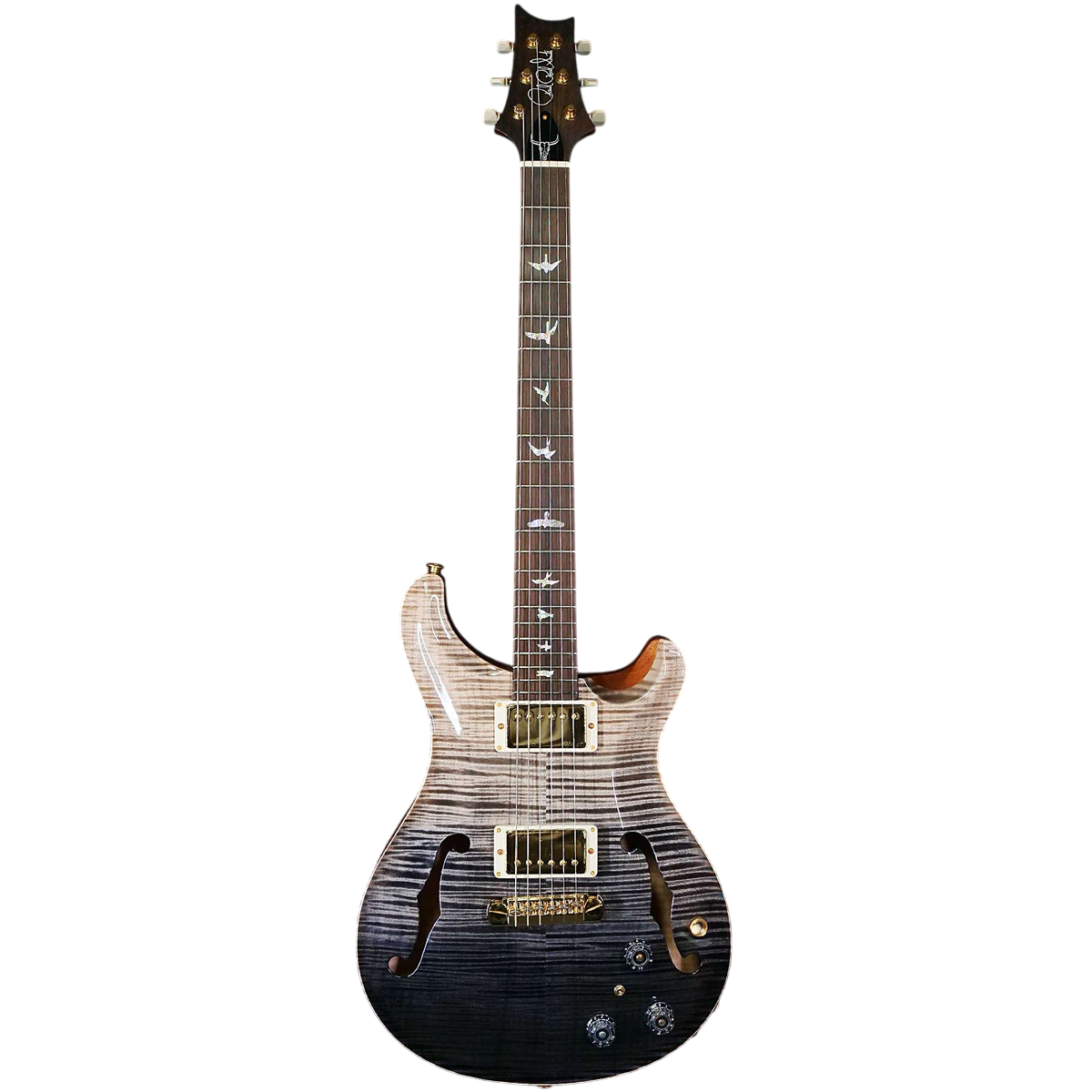 Đàn Guitar Điện PRS McCarty 594 Hollowbody II Wood Library 10 Top, Frostbite Fade w/Case