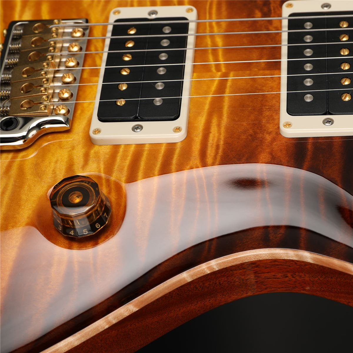 Đàn Guitar Điện PRS Custom 24 Wood Library 10 Top Private Stock, McCarty Glow w/Case