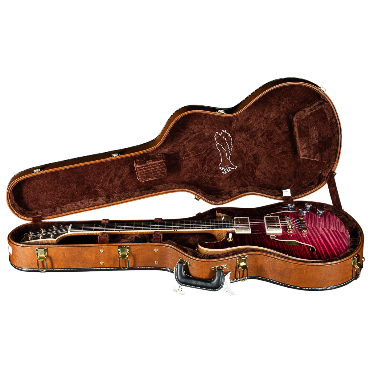 Đàn Guitar Điện PRS McCarty 594 Hollowbody II Wood Library 10 Top Private Stock, Raspberry Dragon's Breath w/Case