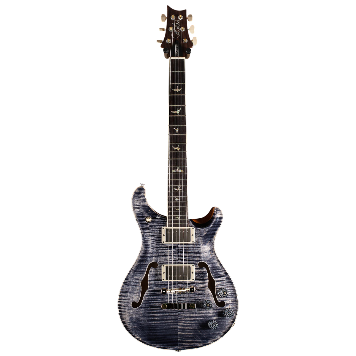 Đàn Guitar Điện PRS McCarty 594 Hollowbody II Wood Library 10 Top, Faded Grey Black w/Case