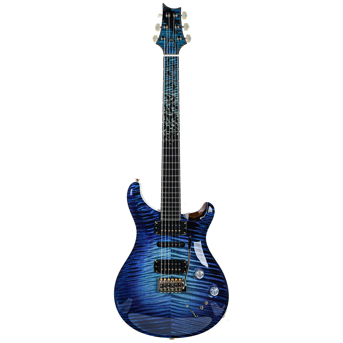 Đàn Guitar Điện PRS Modern Eagle V Wood Library 10 Top Private Stock, Aqua Violet Glow w/Case