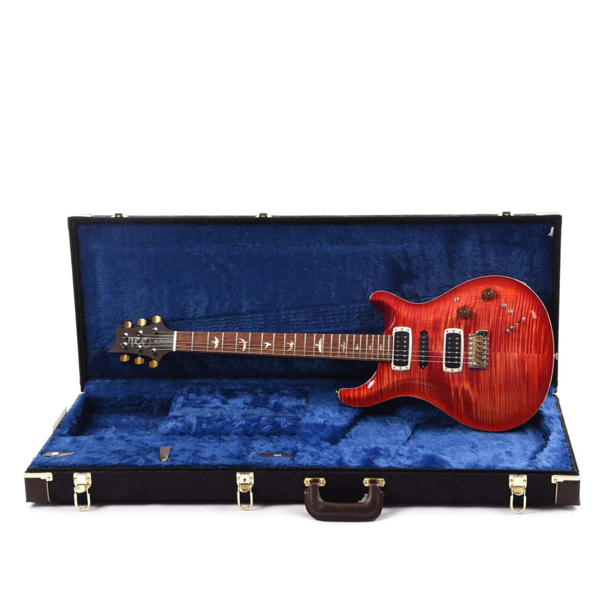Đàn Guitar Điện PRS Modern Eagle V Wood Library 10 Top, Flame Blood Orange w/Case