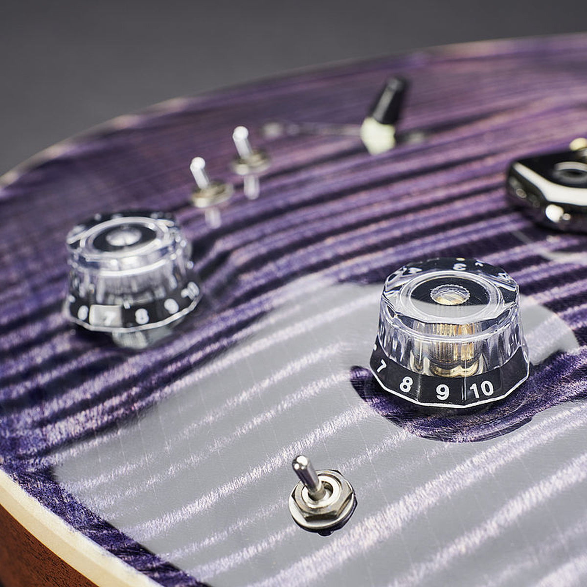 Đàn Guitar Điện PRS Modern Eagle V Wood Library 10 Top Private Stock, Imperial Purple w/Case