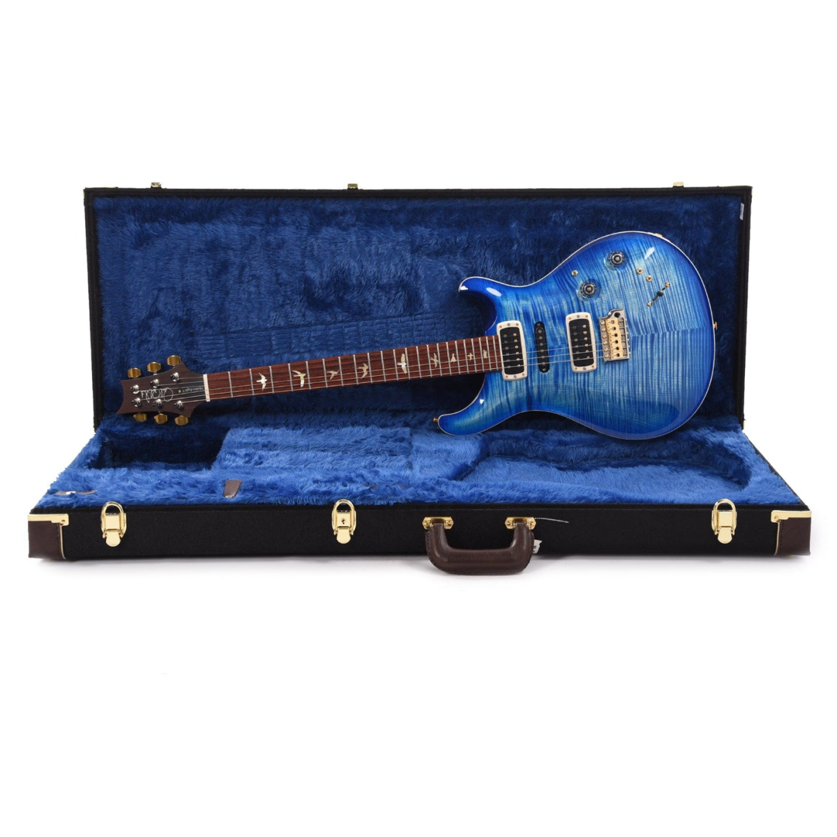 Đàn Guitar Điện PRS Modern Eagle V Wood Library 10 Top, Flame Faded Blue Burst w/Case