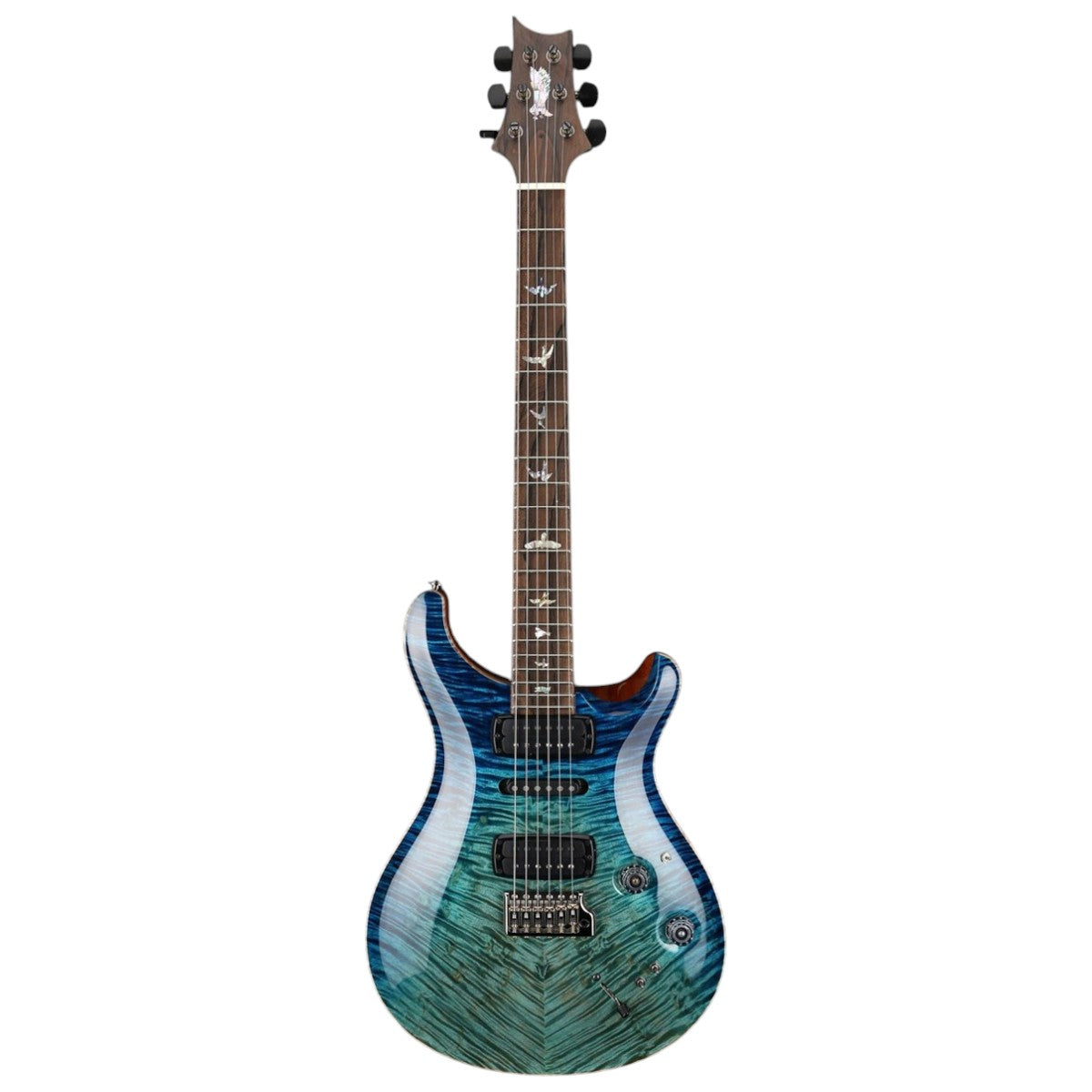 Đàn Guitar Điện PRS Modern Eagle V Wood Library 10 Top Private Stock w/Case màu Aquamarine Dragon's Breath