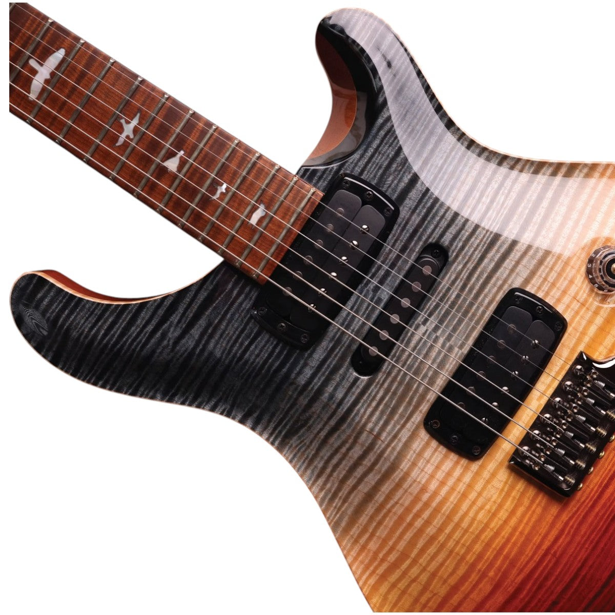 Đàn Guitar Điện PRS Modern Eagle V Wood Library 10 Top Private Stock, Galaxy Fade w/Case