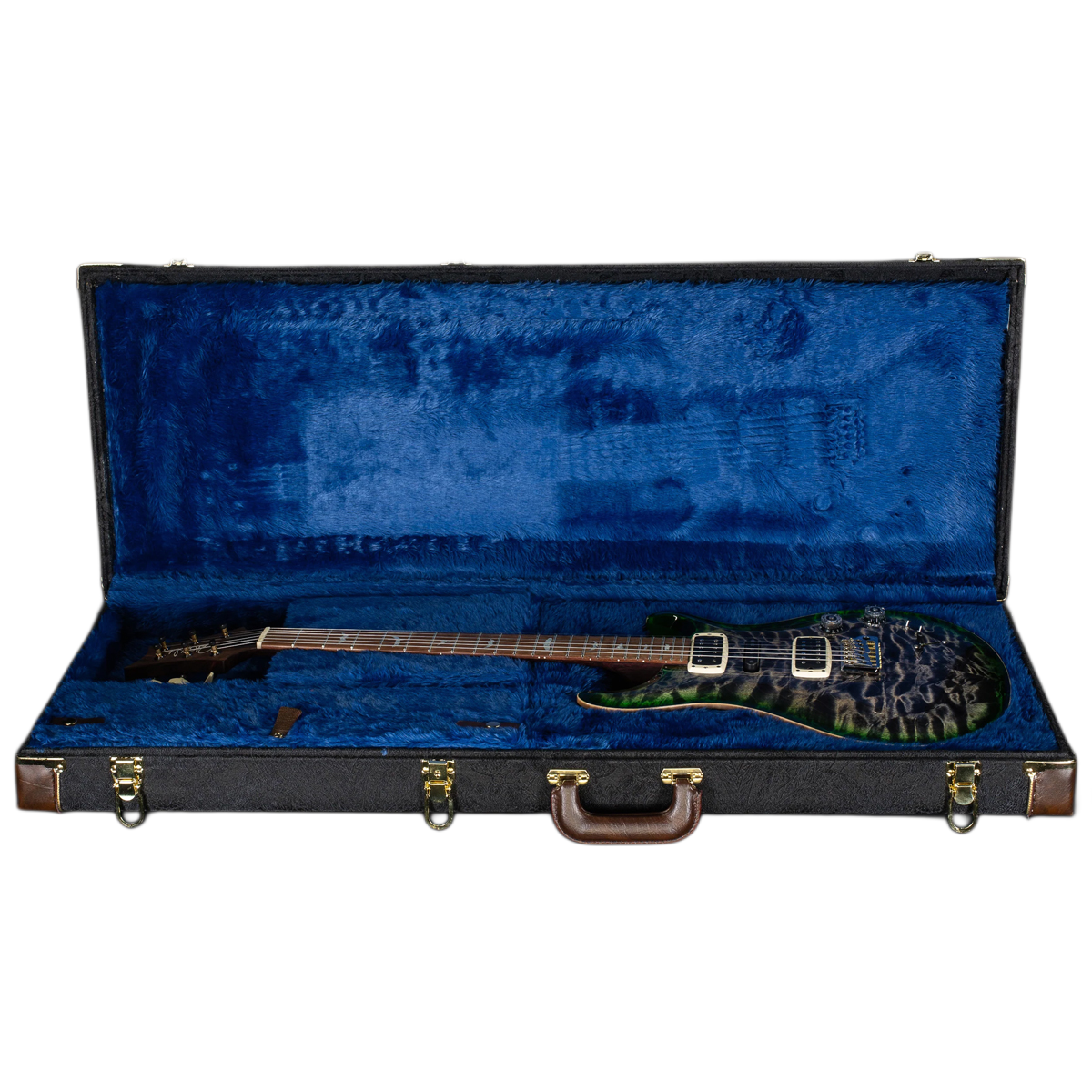 Đàn Guitar Điện PRS Modern Eagle V Wood Library 10 Top, Charcoal Jade Burst w/Case