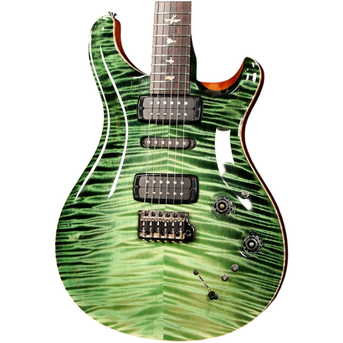 Đàn Guitar Điện PRS Modern Eagle V Wood Library 10 Top Private Stock, Sage Green Dragons Breath w/Case