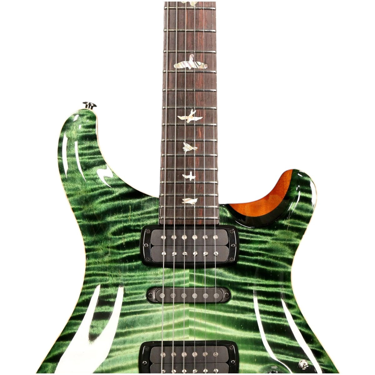 Đàn Guitar Điện PRS Modern Eagle V Wood Library 10 Top Private Stock, Sage Green Dragons Breath w/Case
