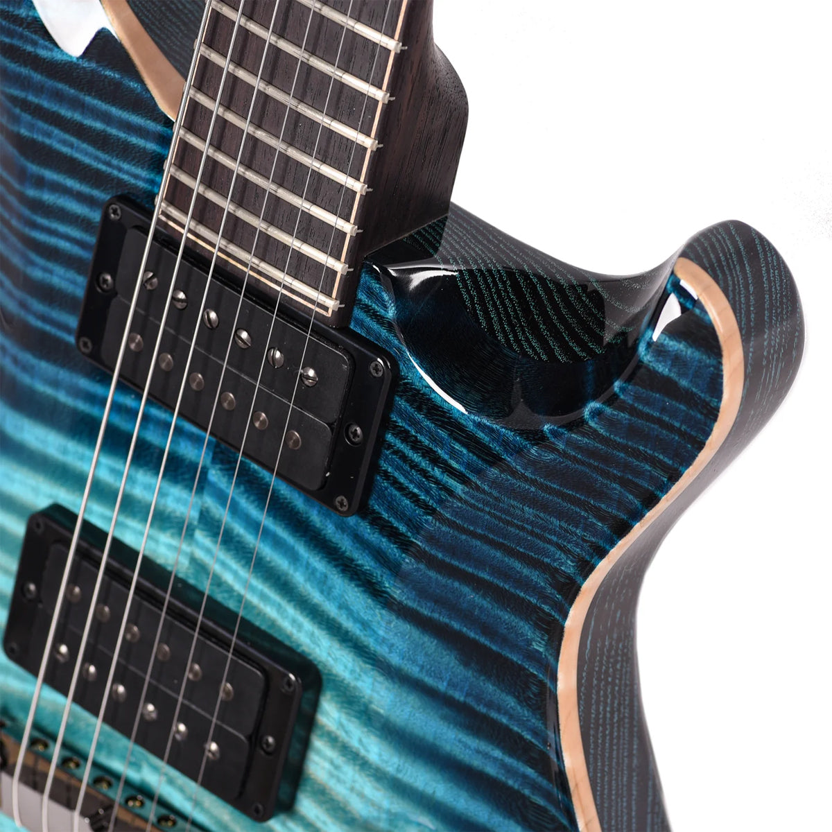 Đàn Guitar Điện PRS Custom 24 Wood Library 10 Top Private Stock, Sub Zero Glow w/Case