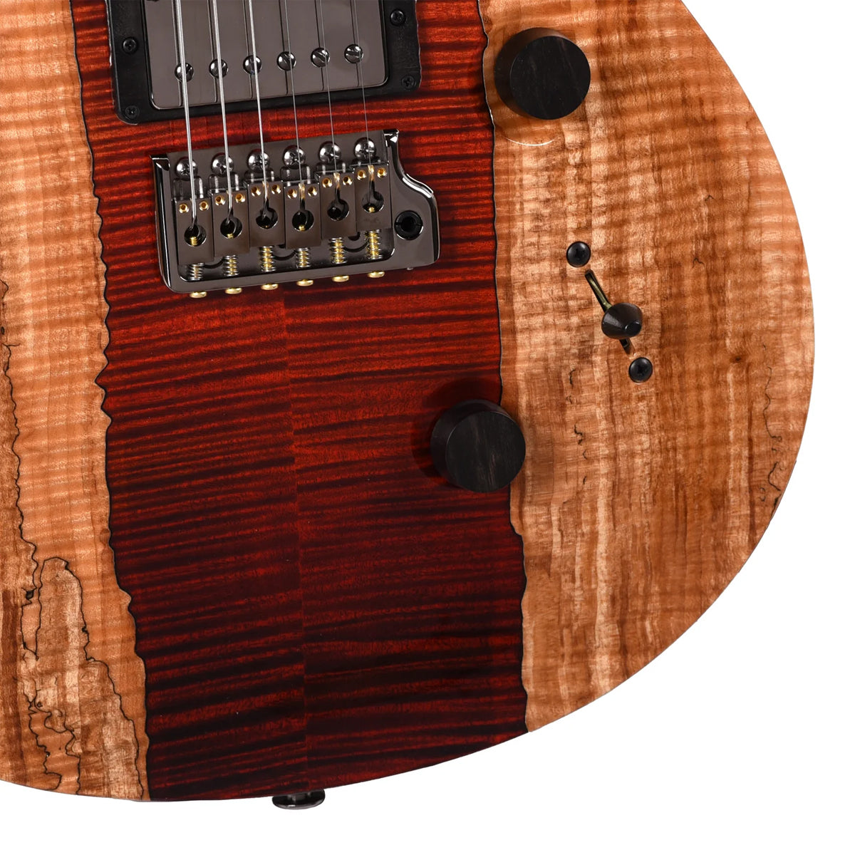 Đàn Guitar Điện PRS Custom 24 Wood Library 10 Top Private Stock, Fire Red Fade w/Case