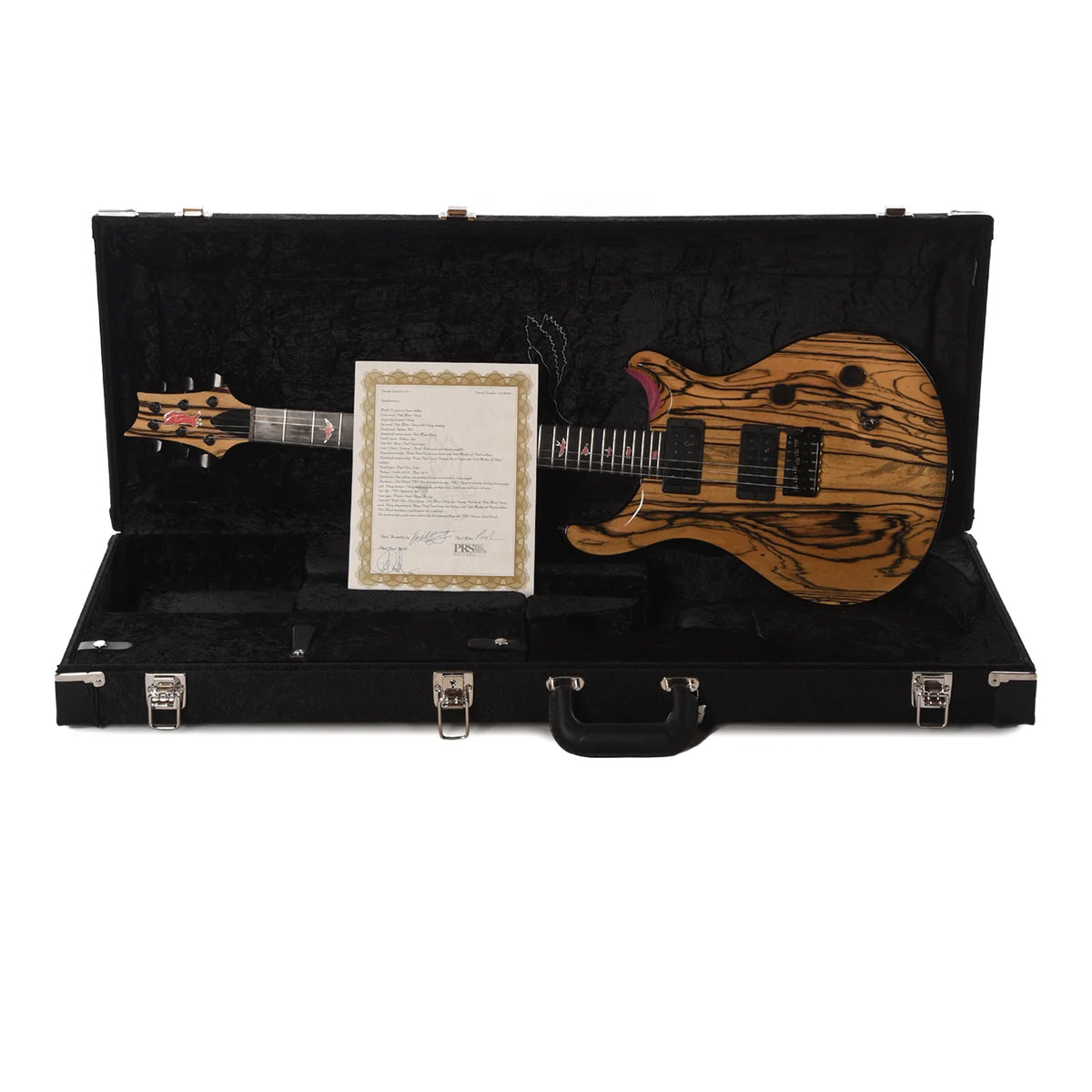 Đàn Guitar Điện PRS Custom 24 Wood Library 10 Top Private Stock, Natural Pale Moon w/Case