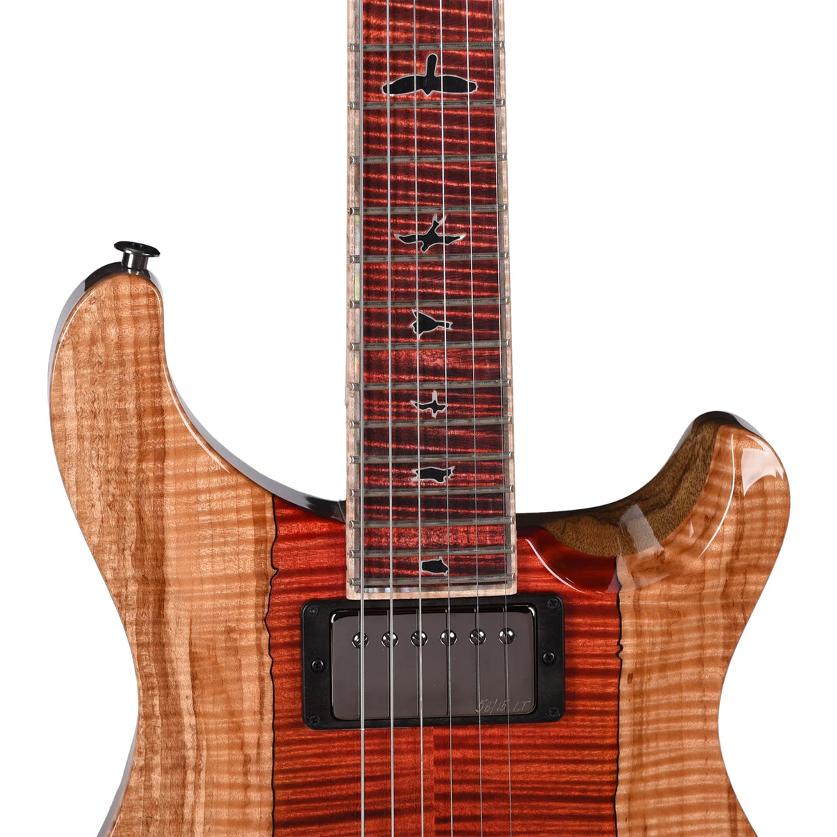 Đàn Guitar Điện PRS Custom 24 Wood Library 10 Top Private Stock, Fire Red Fade w/Case