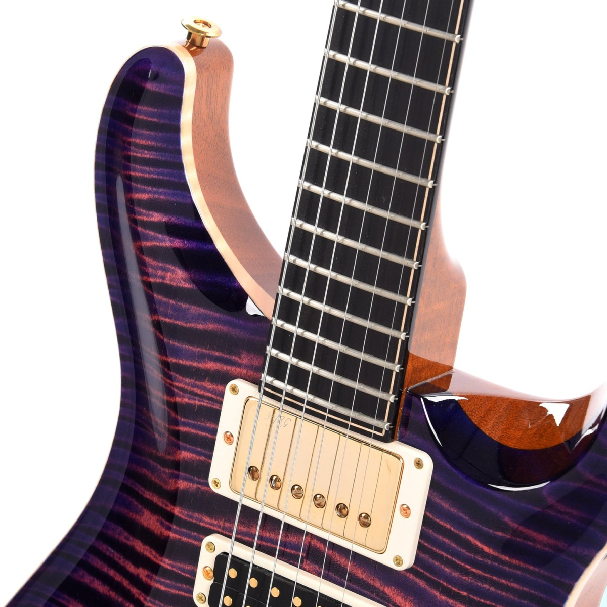 Đàn Guitar Điện PRS Special Semi-Hollow Wood Library 10 Top Private Stock, Ultra Violet Smoked Burst w/Case