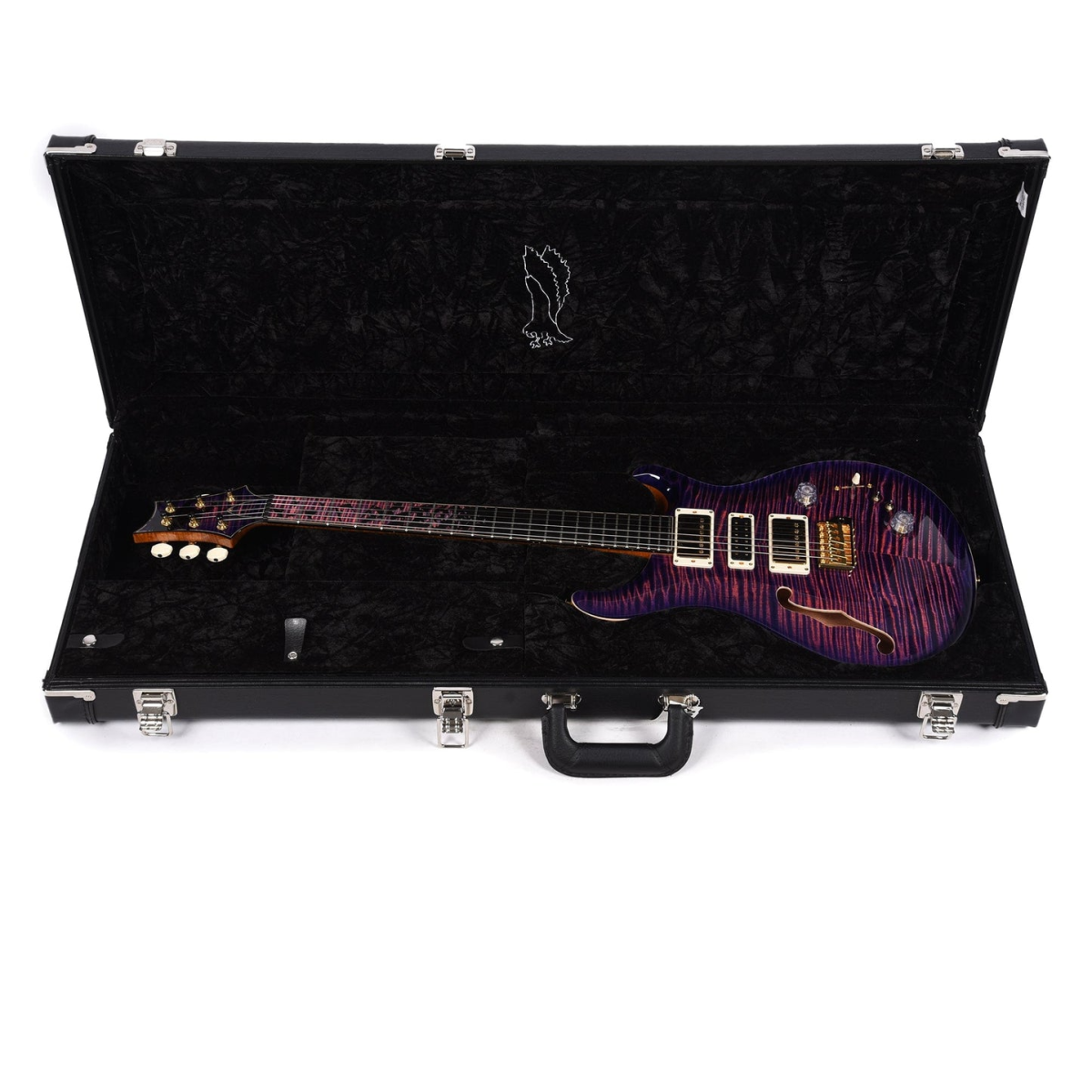 Đàn Guitar Điện PRS Special Semi-Hollow Wood Library 10 Top Private Stock, Ultra Violet Smoked Burst w/Case