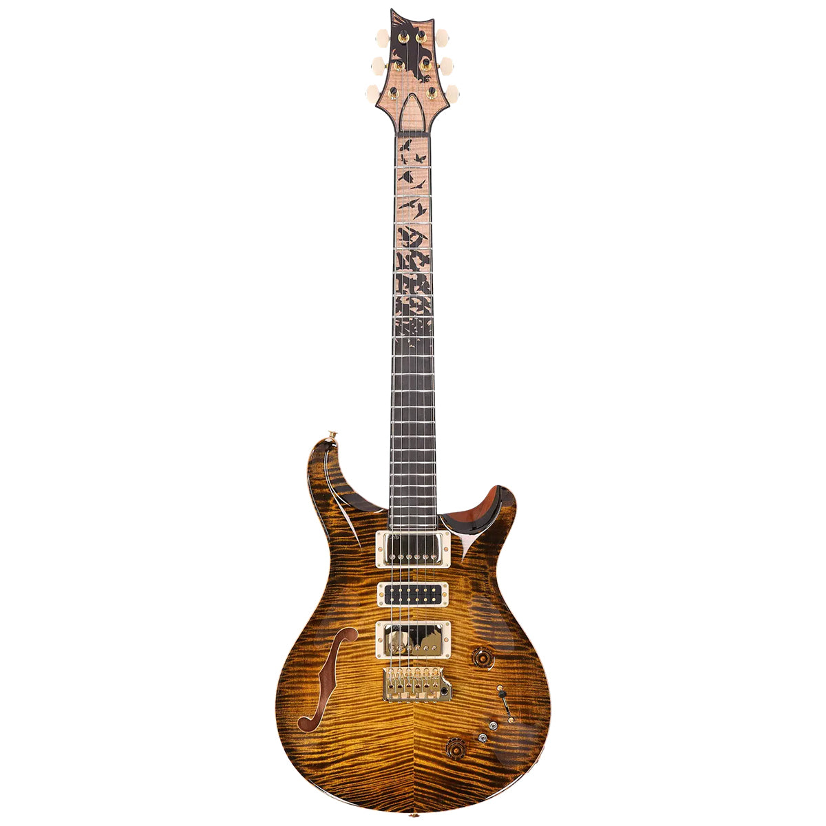 Đàn Guitar Điện PRS Special Semi-Hollow Wood Library 10 Top Private Stock, Tiger Eye Glow w/Case