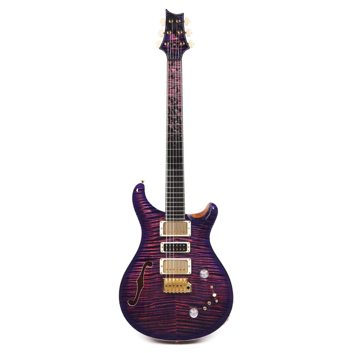 Đàn Guitar Điện PRS Special Semi-Hollow Wood Library 10 Top Private Stock, Ultra Violet Smoked Burst w/Case