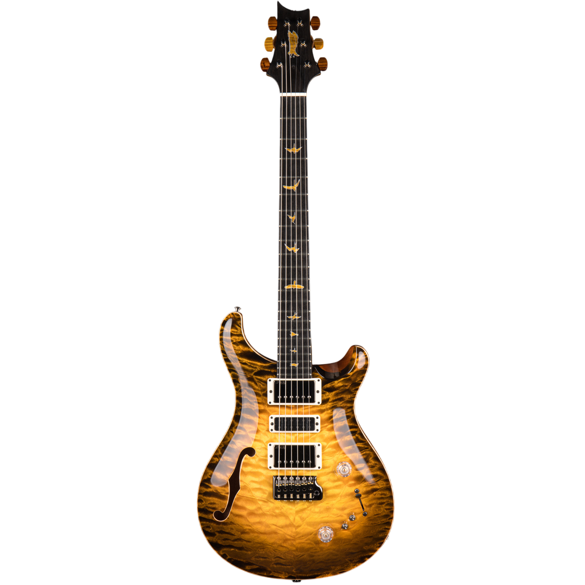 Đàn Guitar Điện PRS Special Semi-Hollow Wood Library 10 Top Private Stock, Sandstorm Glow w/Case