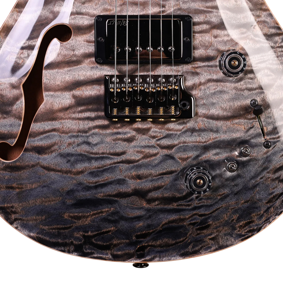 Đàn Guitar Điện PRS Special Semi-Hollow Wood Library 10 Top Private Stock, Frostbite Glow w/Case