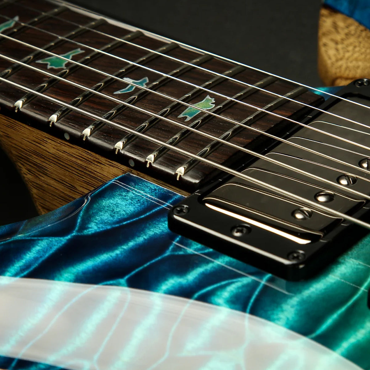 Đàn Guitar Điện PRS Special Semi-Hollow Wood Library 10 Top Private Stock, Laguna Glow w/Case