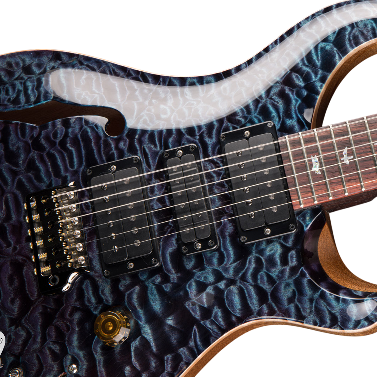 Đàn Guitar Điện PRS Special Semi-Hollow Wood Library 10 Top, Violet Quilt w/Case