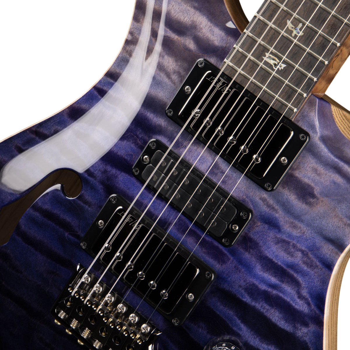 Đàn Guitar Điện PRS Special Semi-Hollow Wood Library 10 Top, Amethyst Faded Burst w/Case