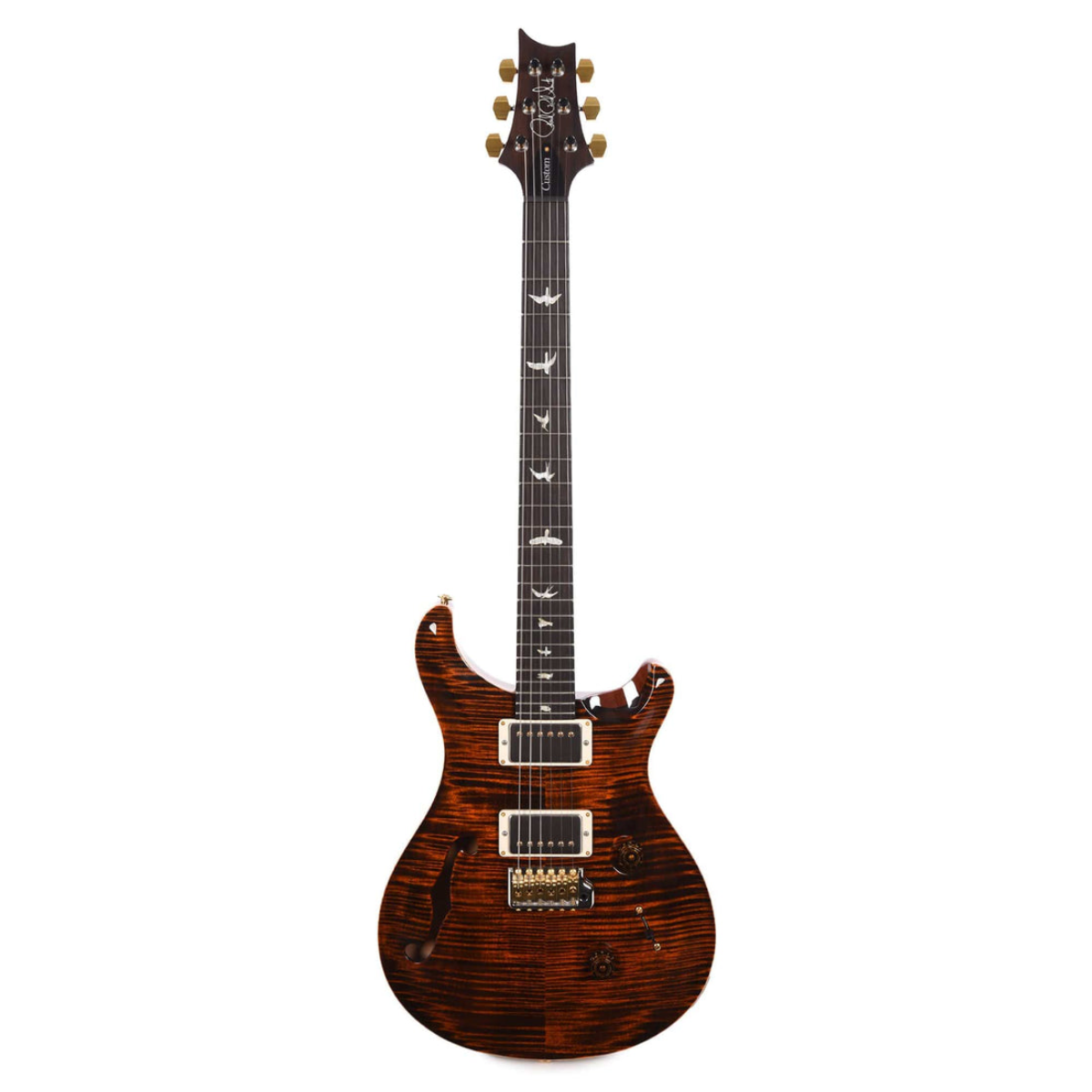 Đàn Guitar Điện PRS Special Semi-Hollow Wood Library 10 Top, Flame Orange Tiger w/Case