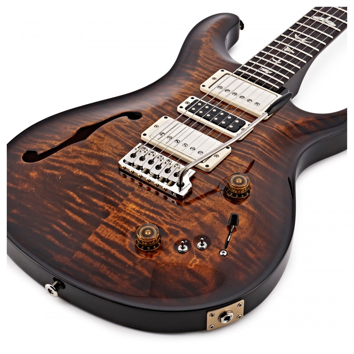 Đàn Guitar Điện PRS Special Semi-Hollow, Black Gold Wraparound Burst w/Case