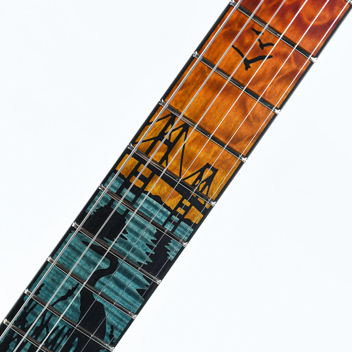 Đàn Guitar Điện PRS Special Semi-Hollow Wood Library 10 Top Private Stock, Dragons Breath Glow w/Case