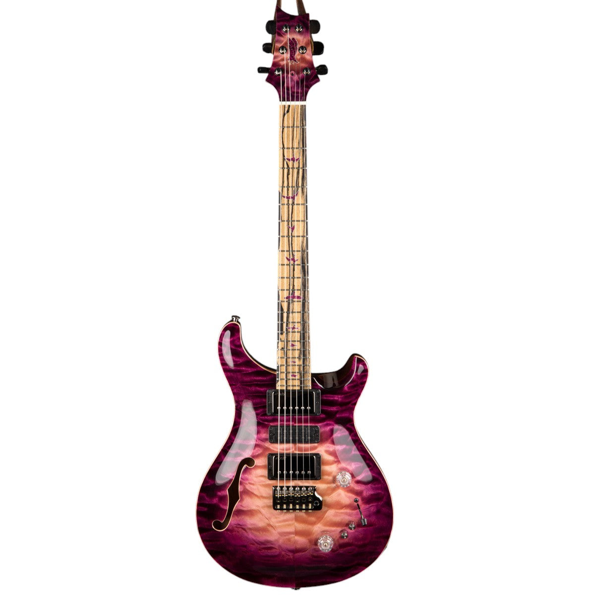 Đàn Guitar Điện PRS Special Semi-Hollow Wood Library 10 Top Private Stock, Midnight Orchid Glow w/Case