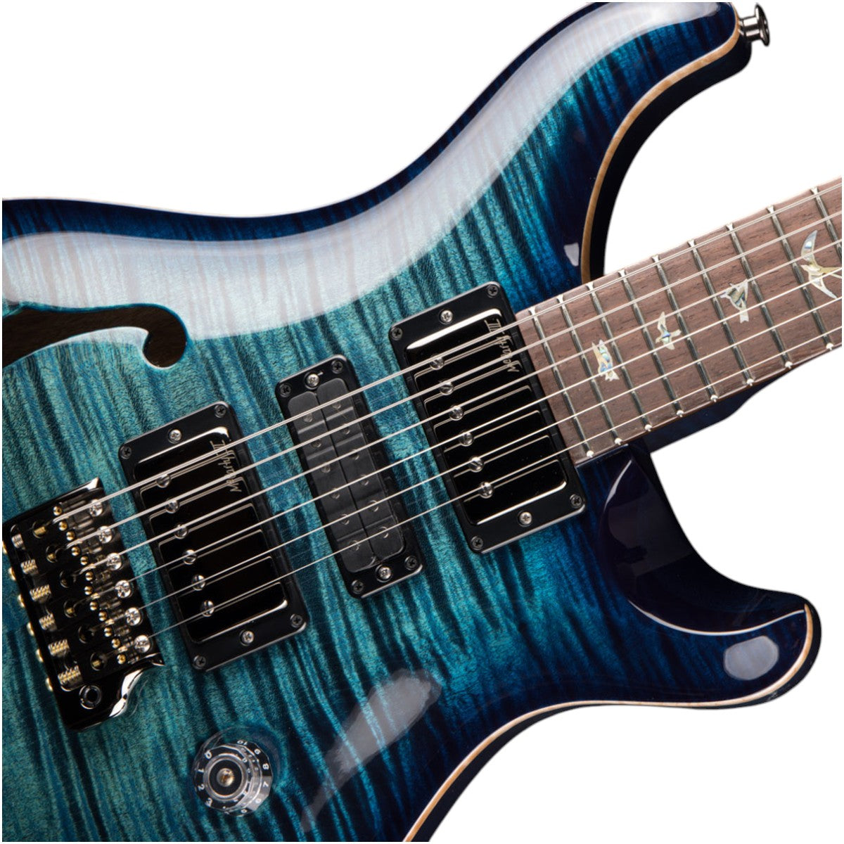 Đàn Guitar Điện PRS Special Semi-Hollow Wood Library 10 Top, Cobalt Blue Burst w/Case