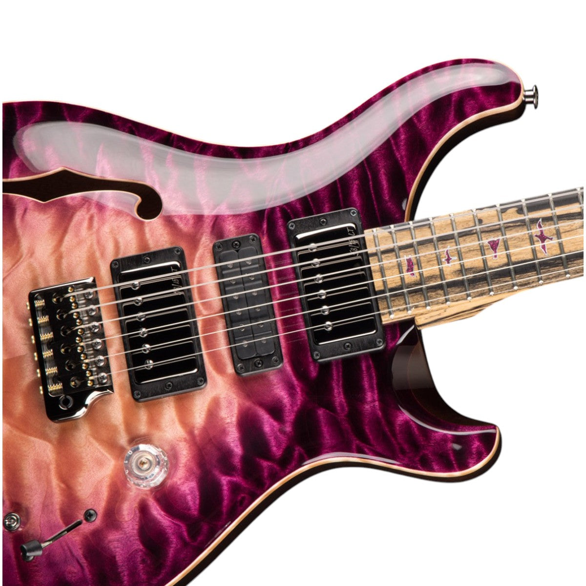 Đàn Guitar Điện PRS Special Semi-Hollow Wood Library 10 Top Private Stock, Midnight Orchid Glow w/Case