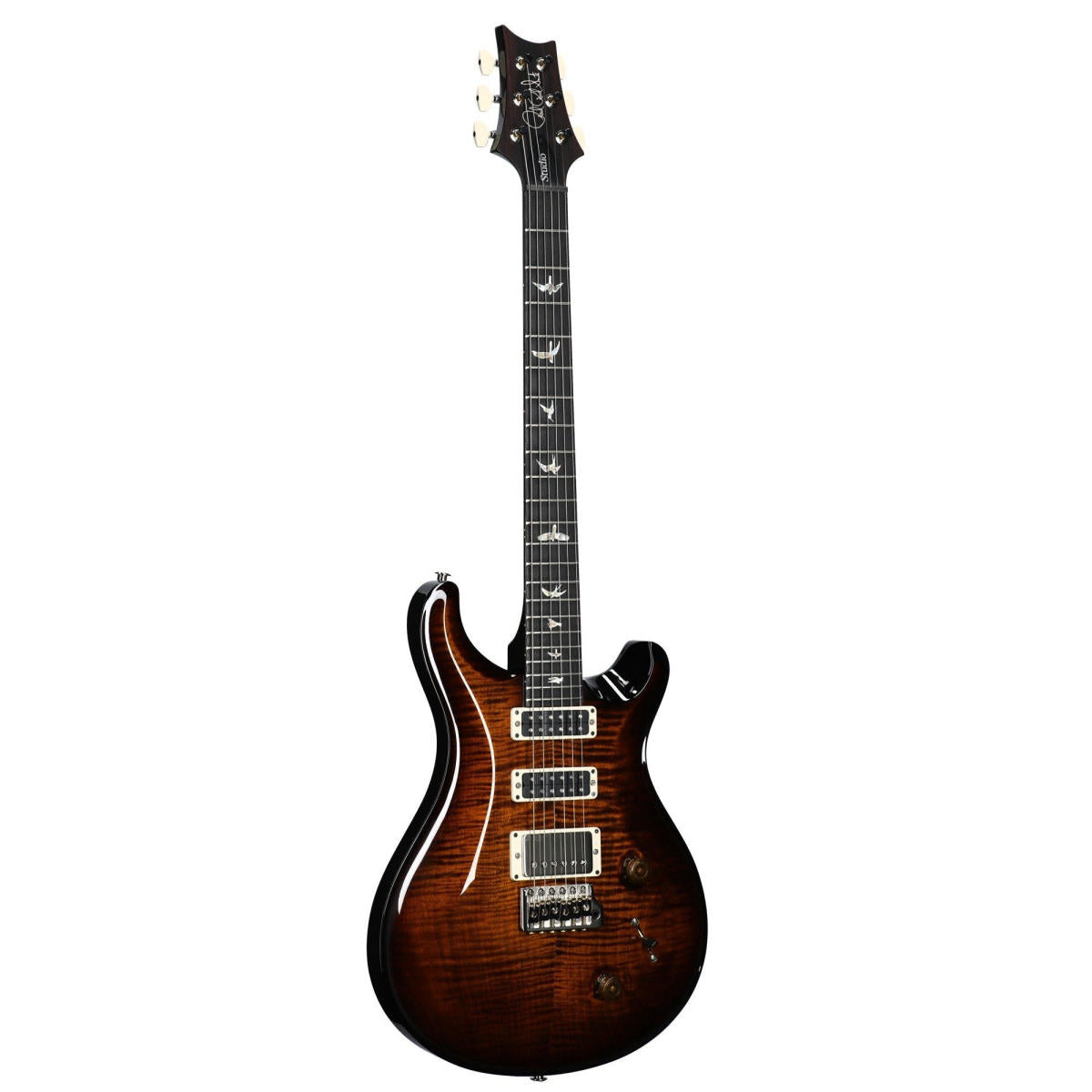 Đàn Guitar Điện PRS Studio - 2024, Black Gold Wraparound Burst w/Case