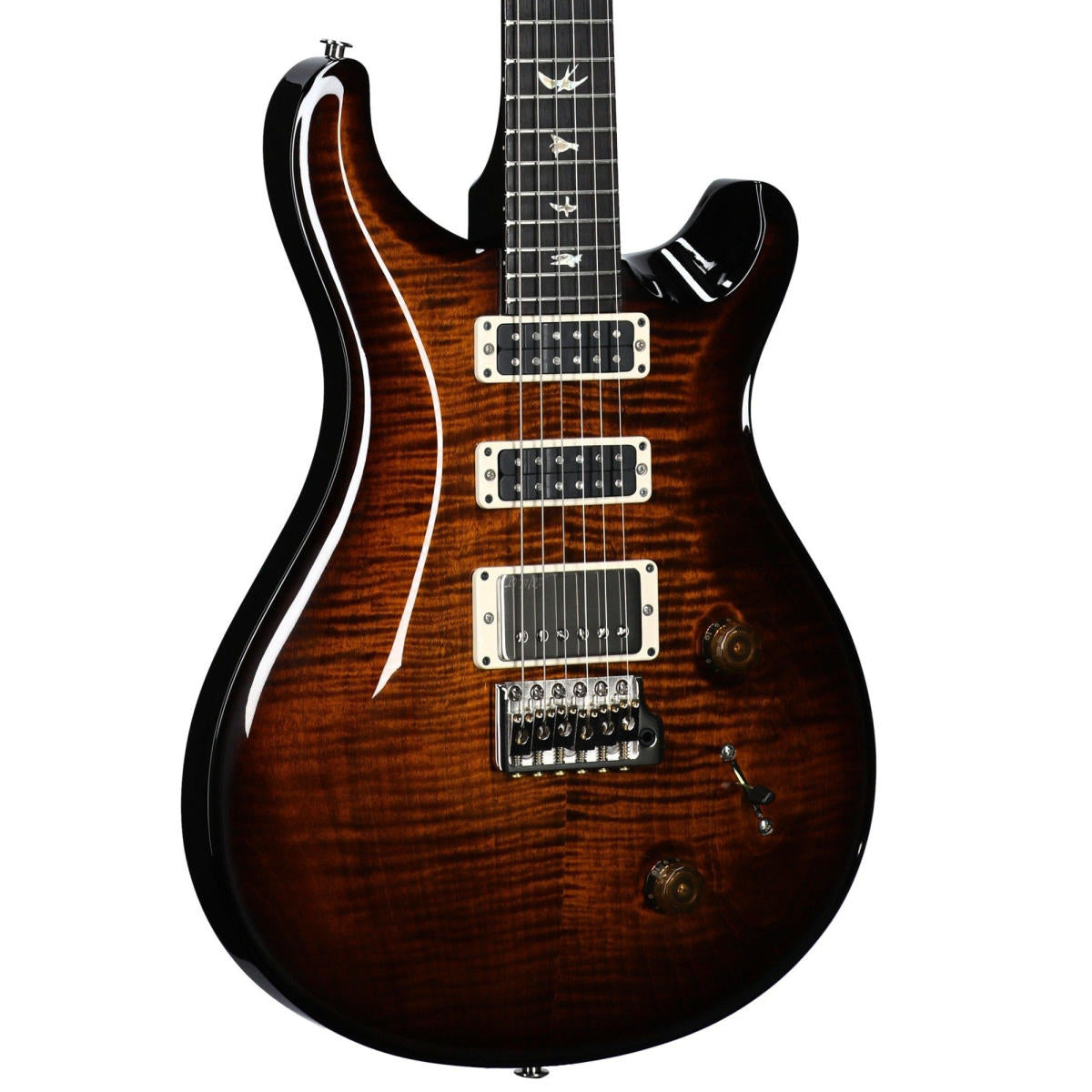 Đàn Guitar Điện PRS Studio - 2024, Black Gold Wraparound Burst w/Case