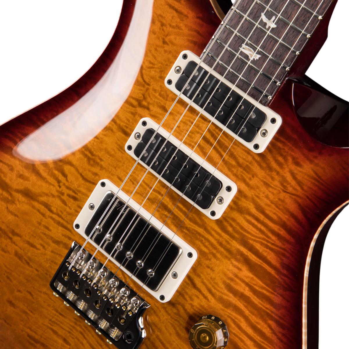 Đàn Guitar Điện PRS Studio, Dark Cherry Sunburst w/Case