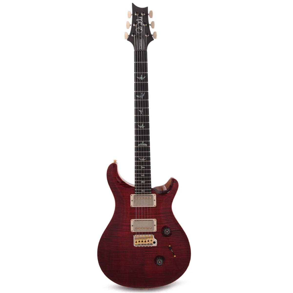 Đàn Guitar Điện PRS Custom 24 Wood Library 10 Top, Flame Red Tiger w/Case